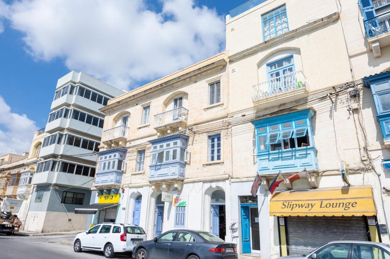 Seafront Apartment Between Valletta And Sliema Msida Exterior photo